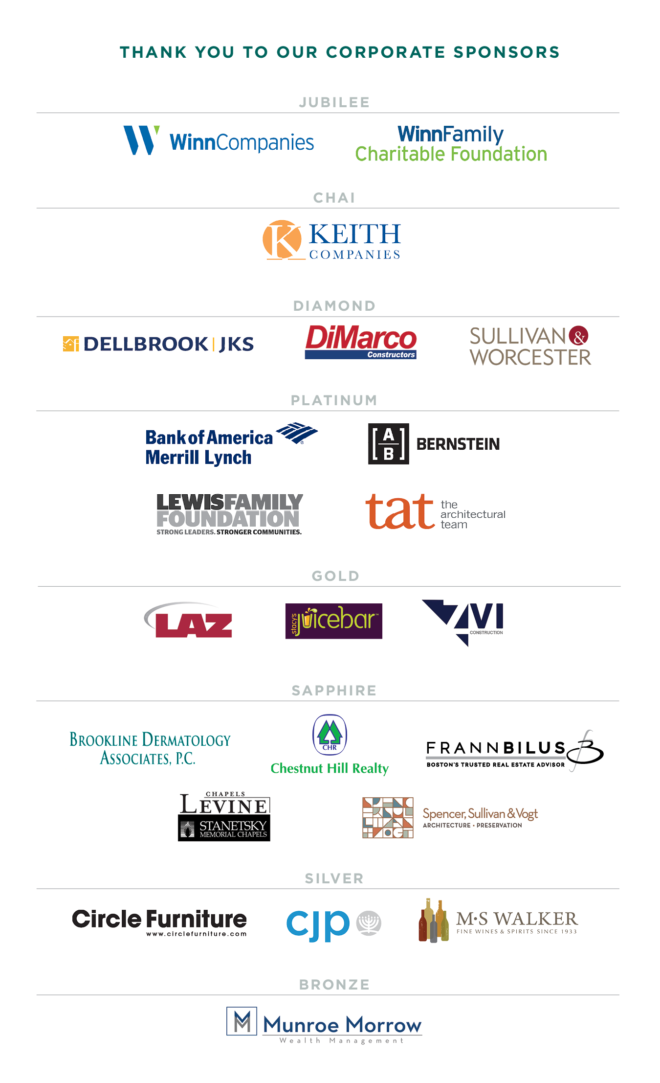 Corporate sponsorr logos